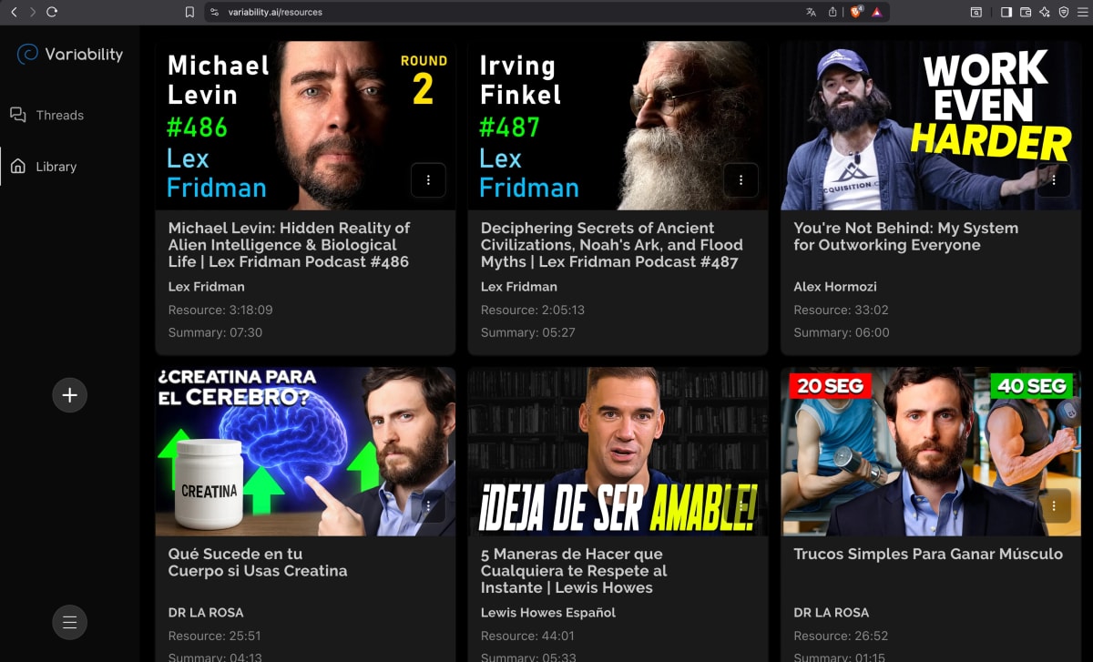 Variability.ai - AI-powered video learning platform